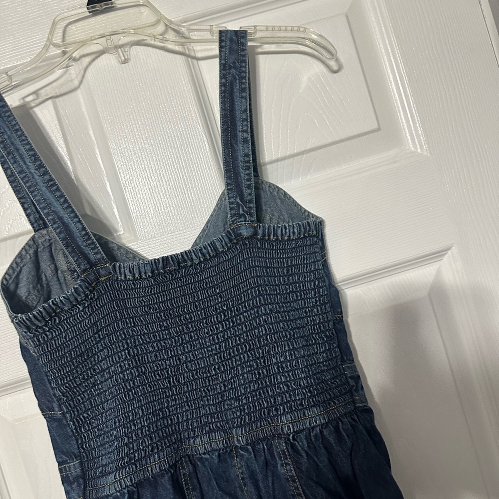 Japna Dark Blue Denim Mini Dress - Picture 13 of 15